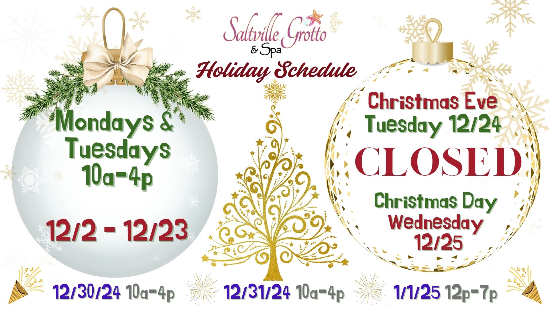 2024 Holiday Hours